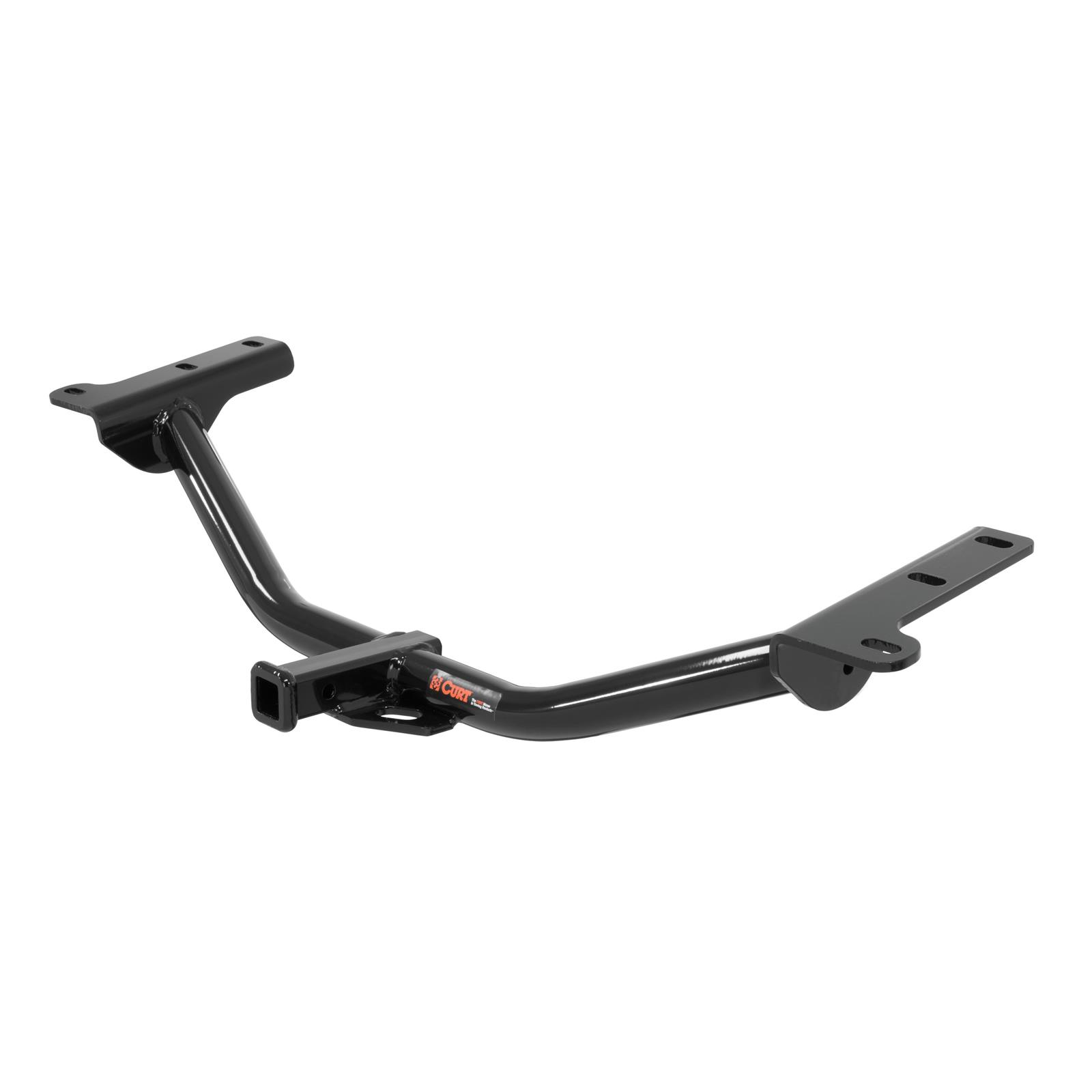 CURT Class 2 Receiver Hitch 12134 Trailer Hitch, II, 1 1/4 in. Receiver, Black Powdercoated, Dodge, Each