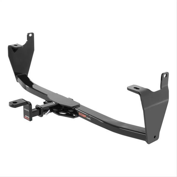 CURT Class 2 Receiver Hitch 121423 Trailer Hitch, II, 1 1/4 in. Receiver, Black Powdercoated, Jeep, Each