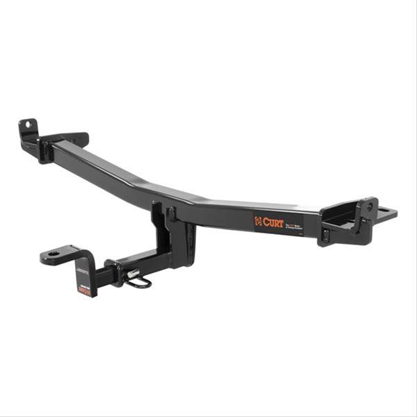 CURT Class 2 Receiver Hitch 121483 Trailer Hitch, II, 1 1/4 in. Receiver, Black Powdercoated, Audi, Each