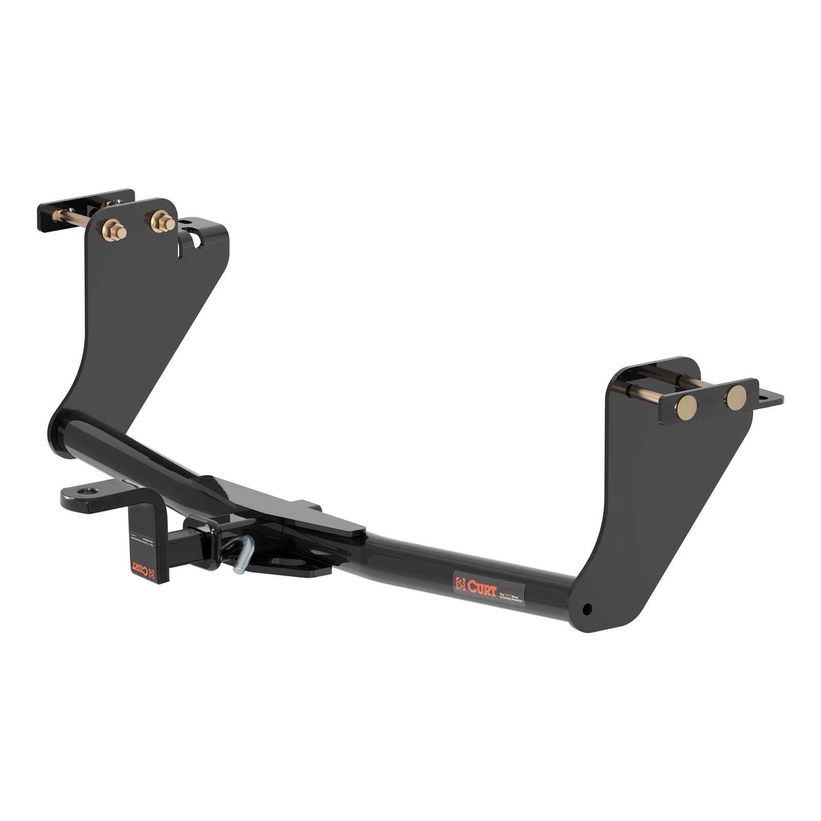 CURT Class 2 Receiver Hitch 121543 Hitch, II, 1-1/4 in. Receiver, Black, Round Tube, Mitsubishi, Each