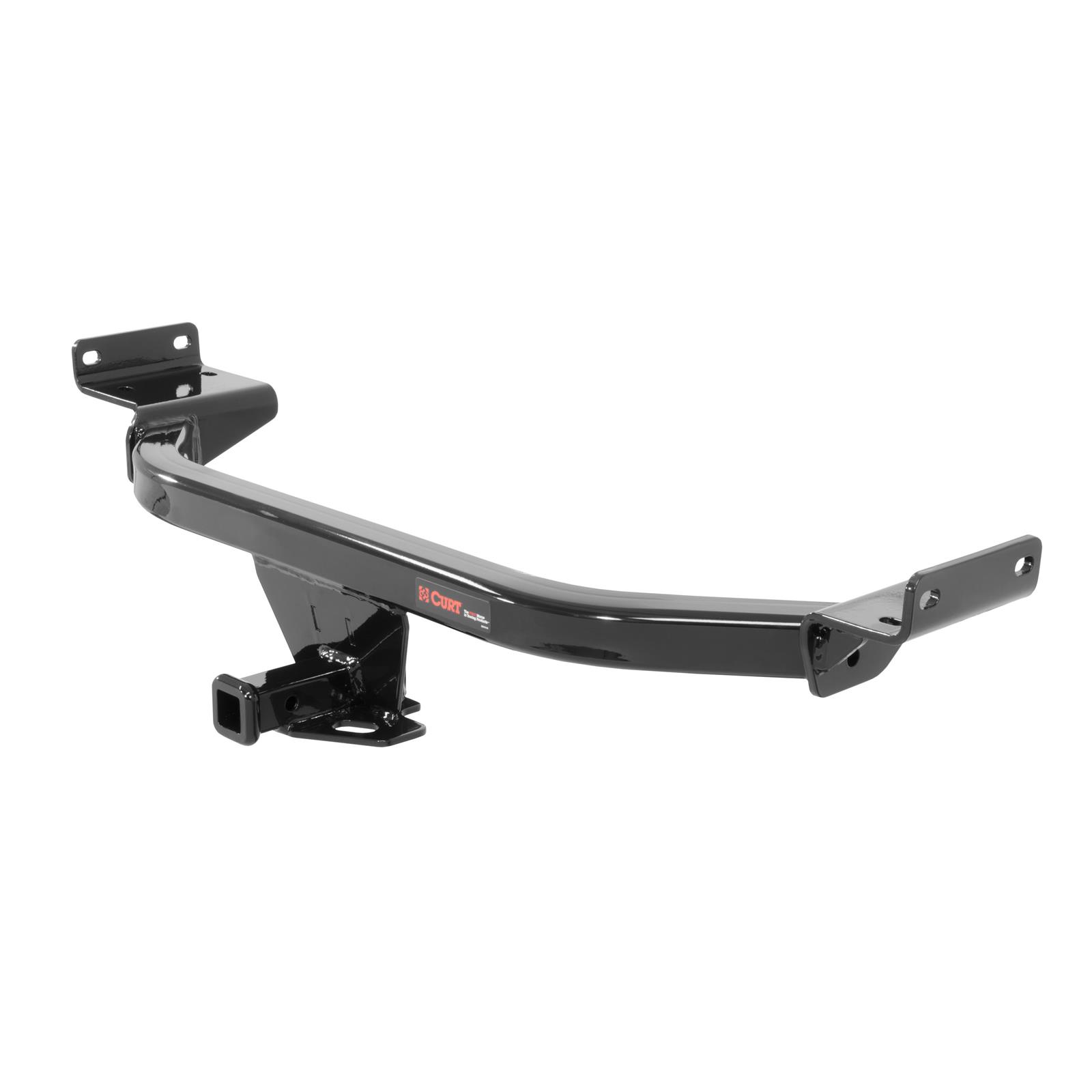 CURT Class 1 Receiver Hitch 12158 Hitch, I, 1/4 in. Receiver, Square Tube Welded, Black Powdercoated, Kia, Sportage, Each