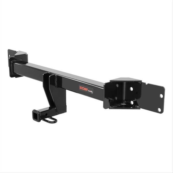 CURT Class 2 Receiver Hitch 12163 Hitch, II, 1 1/4 in. Receiver, Square Tube Welded, Black Powdercoated, Mercedes-Benz, CLA250, Each