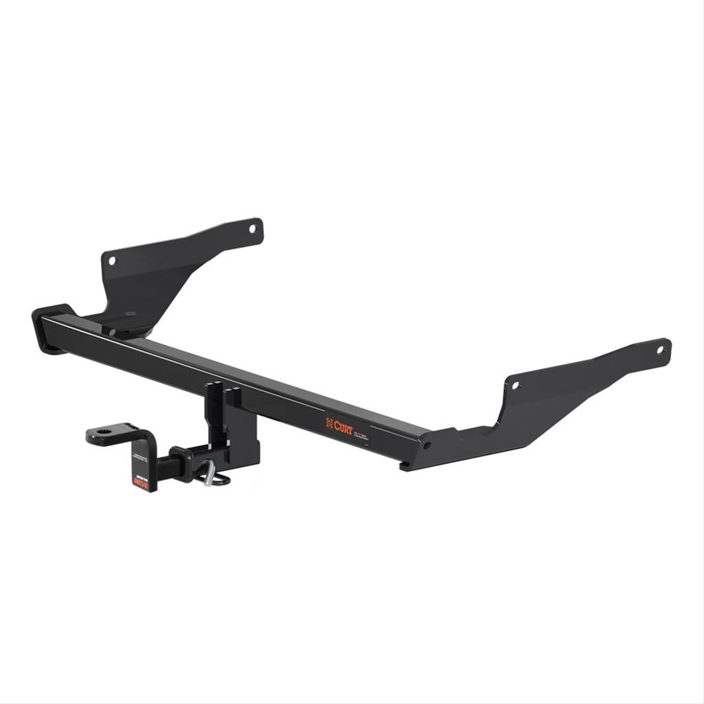 CURT Class 2 Receiver Hitch 121703 Hitch, II, 1 1/4 in. Receiver, Square Tube Welded, Black Powdercoated, with Old-Style Ball Mount, Mazda, CX-5, Each