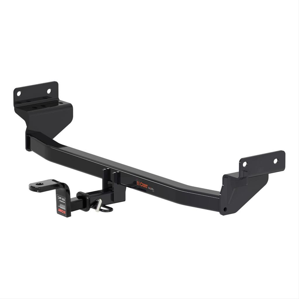 CURT Class 2 Receiver Hitch 121713 Hitch, II, 1 1/4 in. Receiver, Square Tube Welded, Black Powdercoated, with Old-Style Ball Mount, Kia, Niro, Each