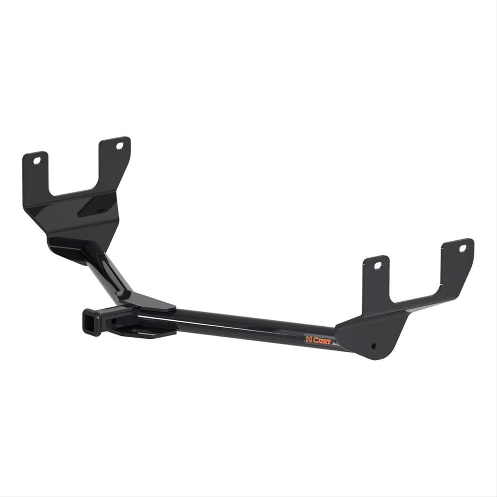 CURT Class 2 Receiver Hitch 12172 Hitch, II, 1 1/4 in. Receiver, Round Tube Welded, Black Powdercoated, Lexus, NX200T, NX300, NX300H, Each