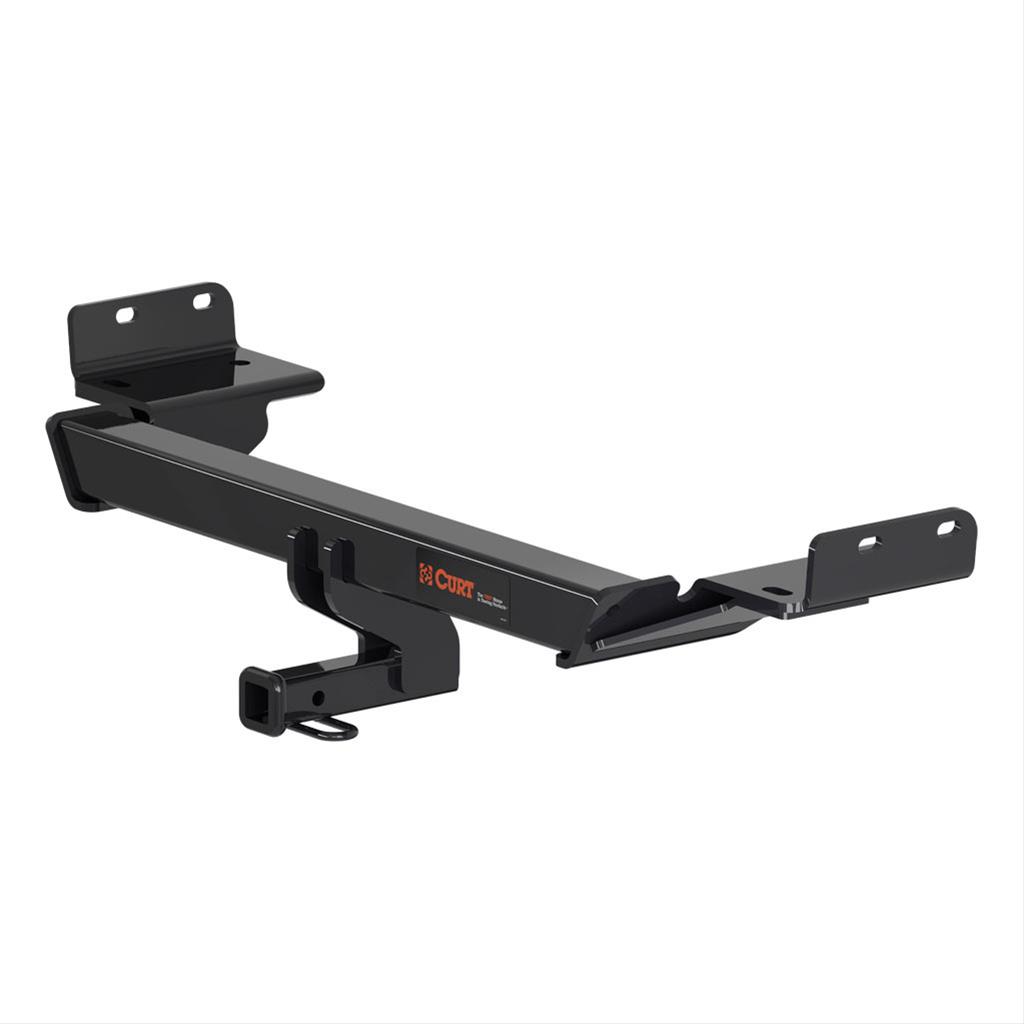 CURT Class 2 Receiver Hitch 12174 Hitch, II, 1 1/4 in. Receiver, Square Tube Welded, Black Powdercoated, Jeep, Compass, Each