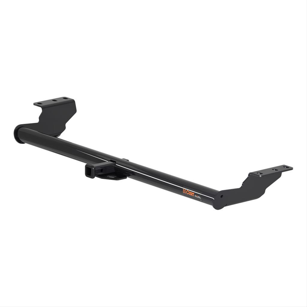 CURT Class 2 Receiver Hitch 12175 Hitch, II, 1 1/4 in. Receiver, Round Tube Welded, Black Powdercoated, Honda, Odyssey, Each