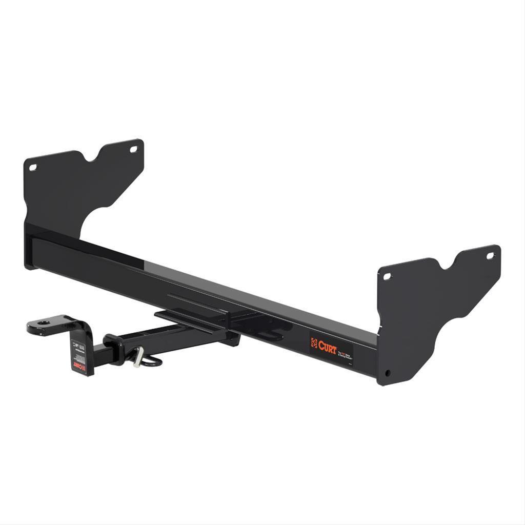 CURT Class 2 Receiver Hitch 121773 Hitch, II, 1-1/4 in. Receiver, Black Powdercoat, Square Tube, Volkswagen, Each