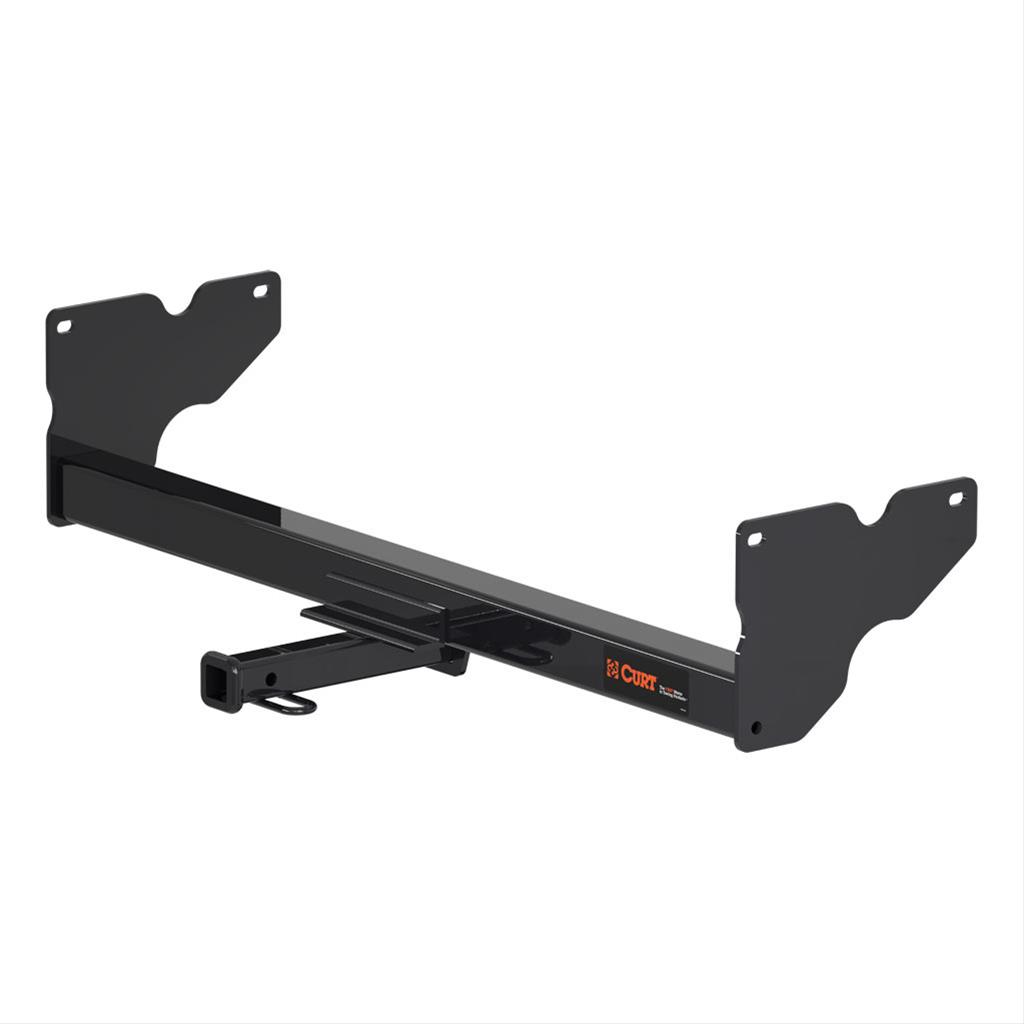 CURT Class 2 Receiver Hitch 12177 Hitch, II, 1-1/4 in. Receiver, Black Powdercoat, Square Tube, Volkswagen, Each