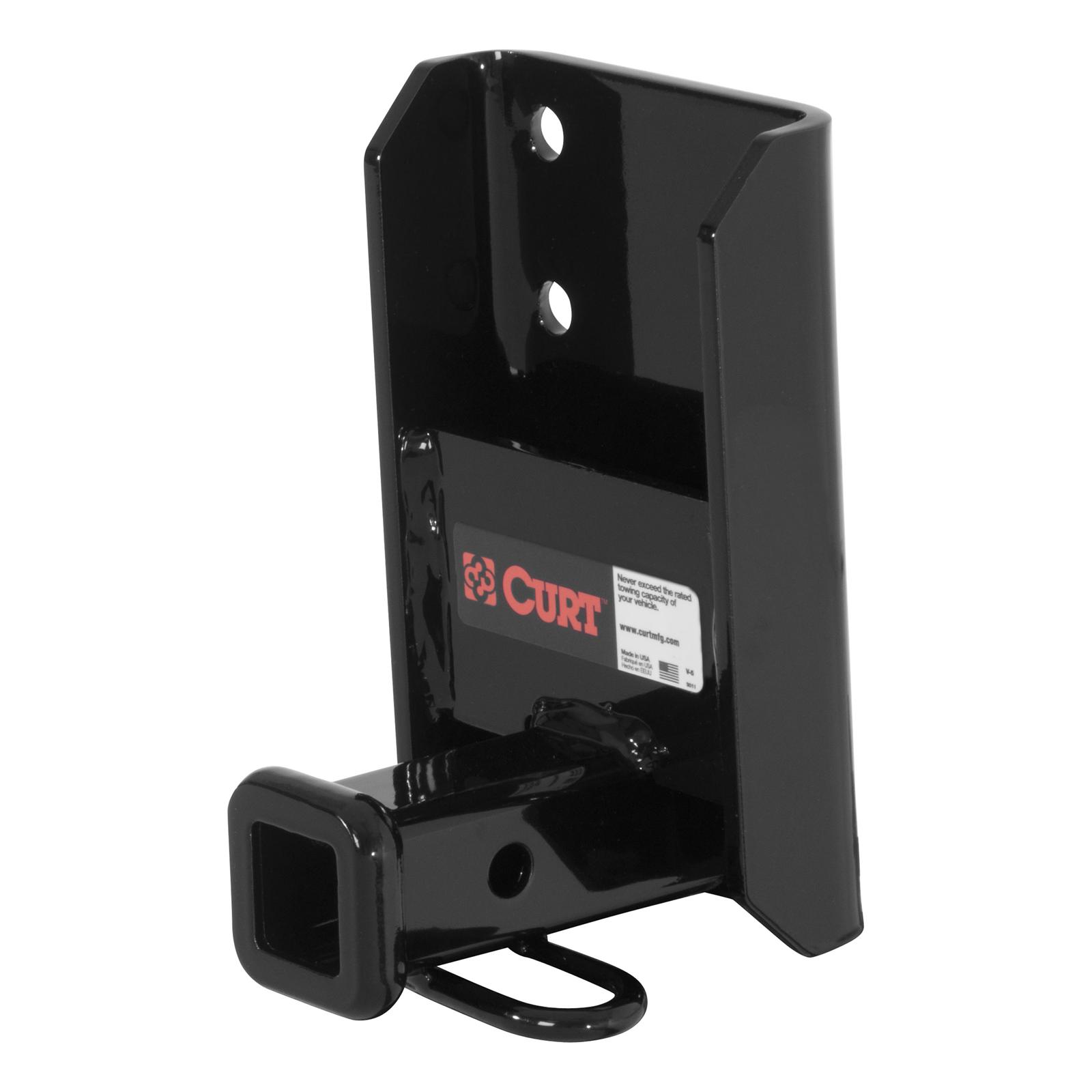 CURT Class 2 Receiver Hitch 12181 Trailer Hitch, II, 1-1/4 in. Receiver, Black, Ball Mount, Dodge, Isuzu, Mitsubishi, Toyota, Each thumbnail 3