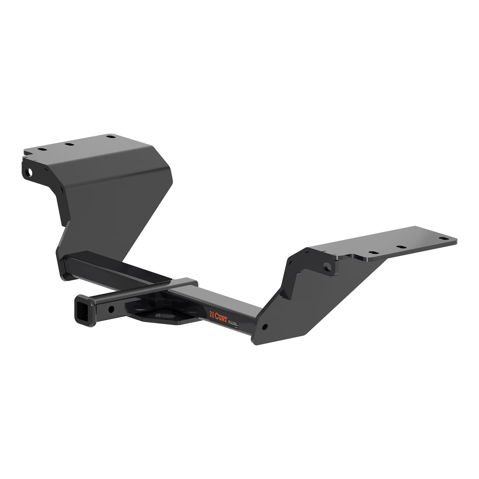 CURT Class 2 Receiver Hitch 12185 Hitch, II, 1-1/4 in. Receiver, Black Powdercoat, Square Tube, Buick, Chevrolet, Each