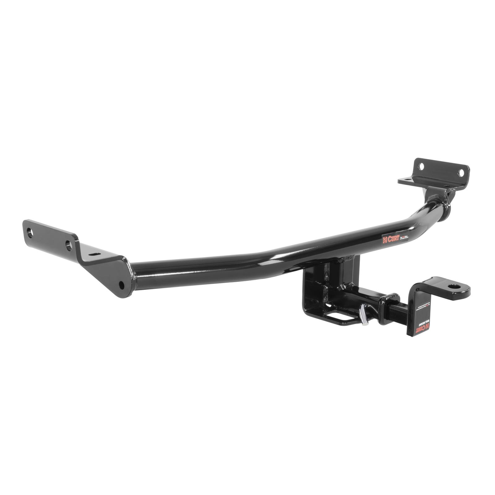 CURT Class 2 Receiver Hitch 122413 Trailer Hitch, II, 1 1/4 in. Receiver, Black Powdercoated, Hyundai, Each thumbnail 2