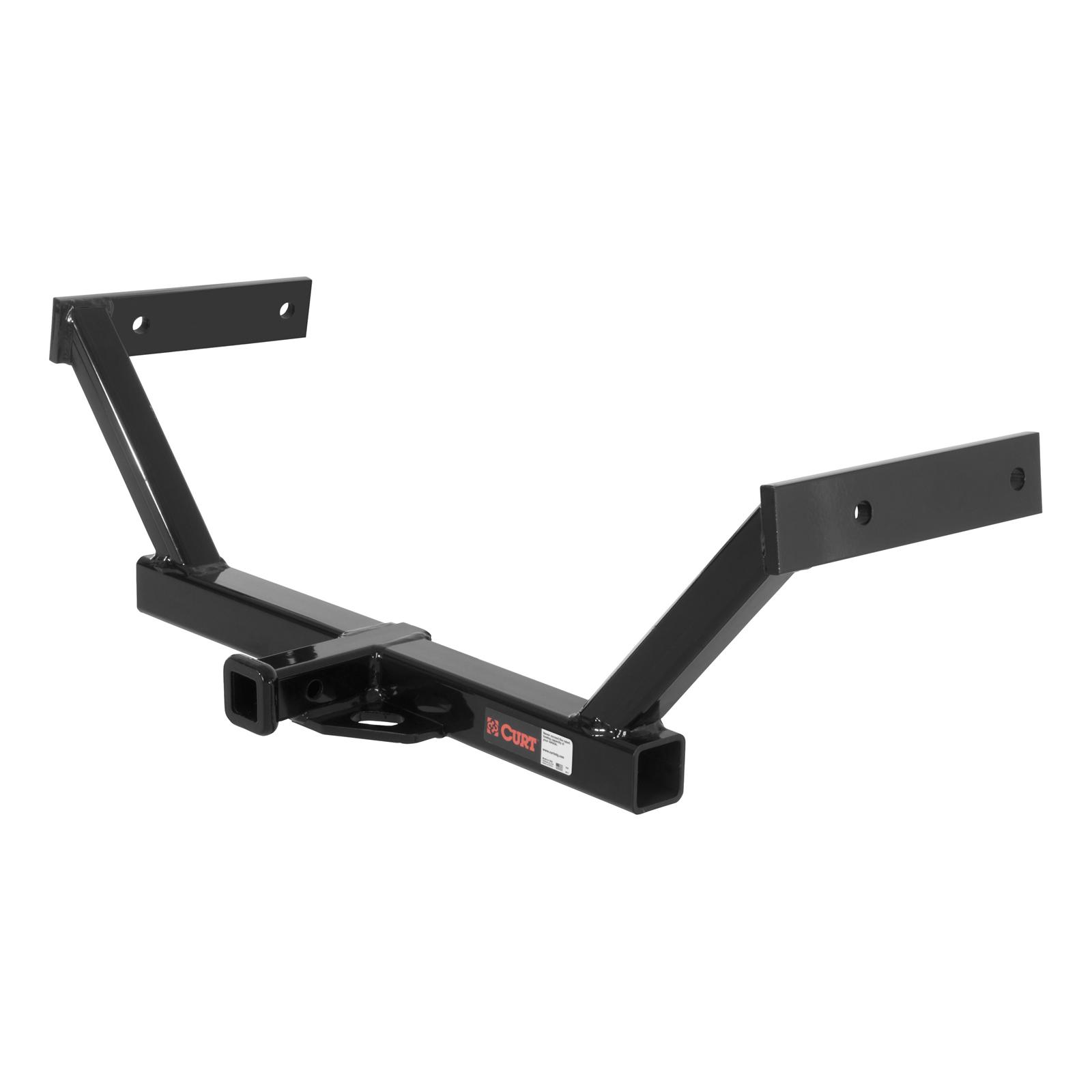 CURT Class 2 Receiver Hitch 12287 Trailer Hitch, II, 1-1/4 in. Receiver, Black, Square Tube, Ball Mount, Volvo, Each