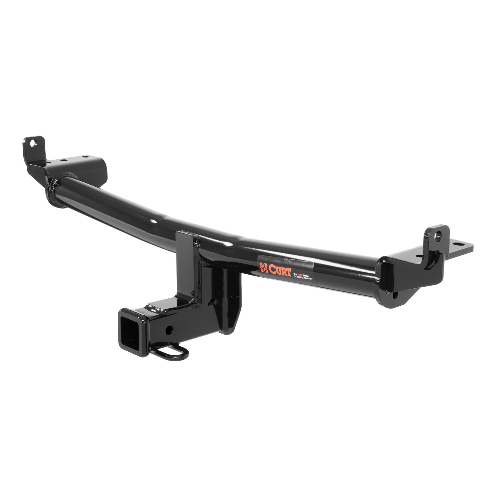 CURT Class 3 Receiver Hitch 13238 Trailer Hitch, III, 2 in. Receiver, Black Powdercoated, Audi, Each