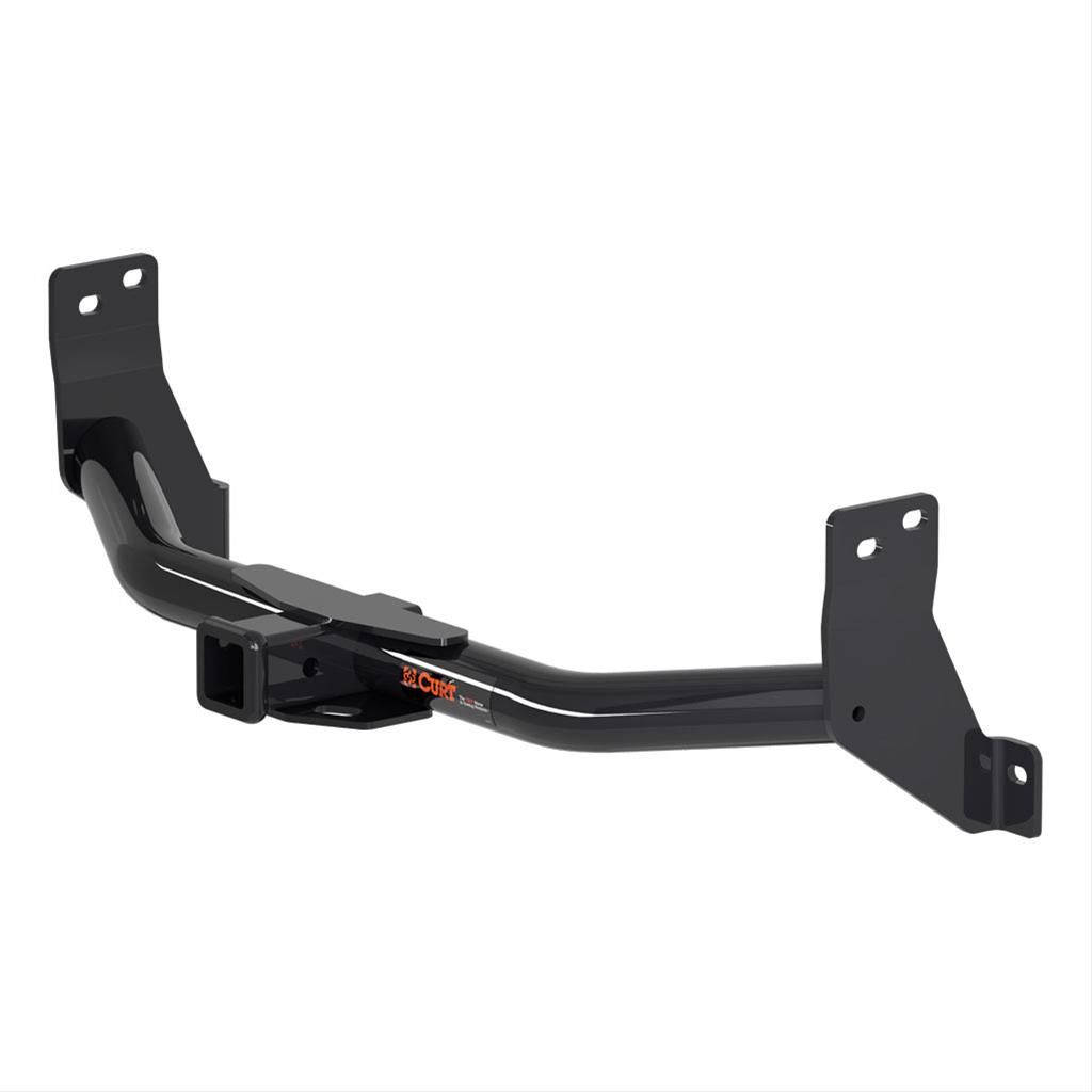 CURT Class 3 Receiver Hitch 13317 Hitch, III, 2 in. Receiver, Round Tube Welded, Black Powdercoated, Nissan, Titan XD, Each
