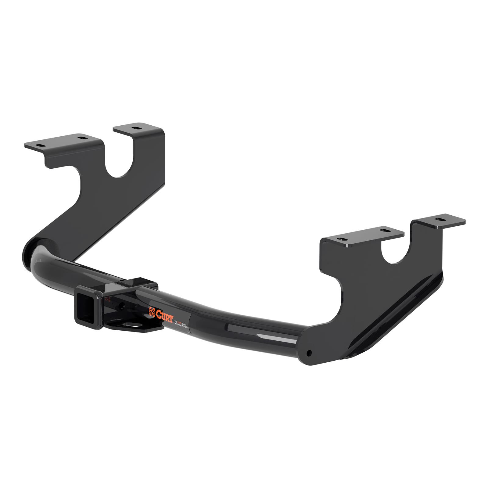 CURT Class 3 Receiver Hitch 13391 Hitch, III, 2 in. Receiver, Black Powdercoat, Round Tube, Alfa Romeo, Each
