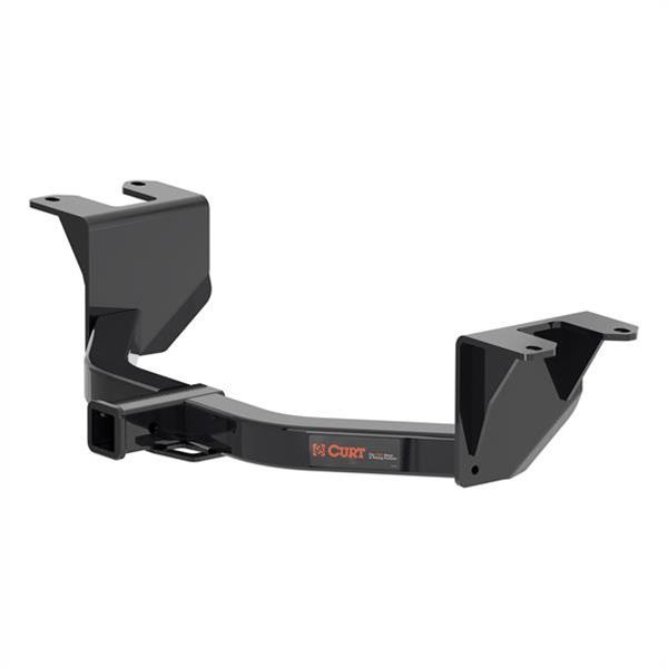 CURT Class 3 Receiver Hitch 13393 Hitch, Rear, 3, 2 in. Square, Square Tube Welded, Black Powdercoated, Chevy, GMC, Each