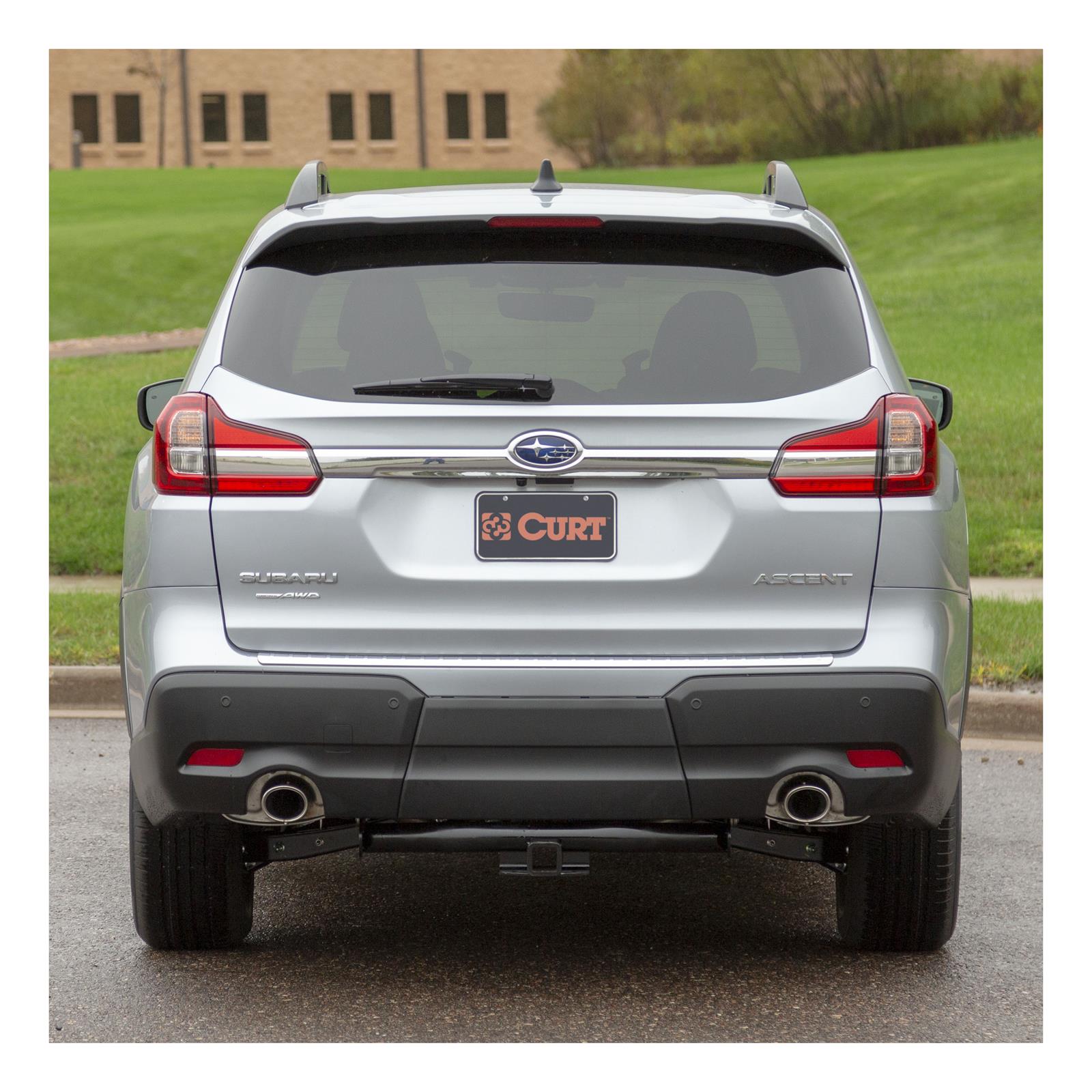 CURT Class 3 Receiver Hitch 13400 Hitch, Rear, 3, 2 in. Square, 750 lb. Max Tongue, 5,000 lb. Max Trailer, Round Tube Welded, Black Powdercoated, Subaru, Each thumbnail 3