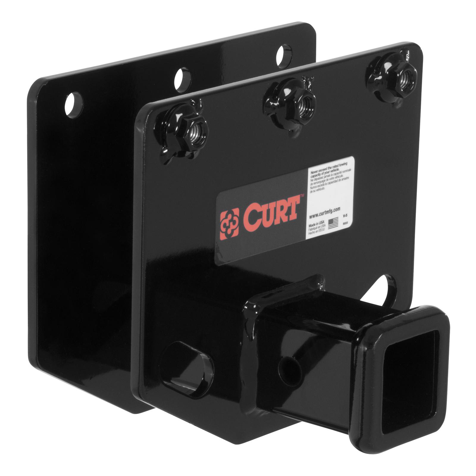 CURT Class 3 Receiver Hitch 13442 Trailer Hitch, III, 2 in. Receiver, Black, Toyota, Each