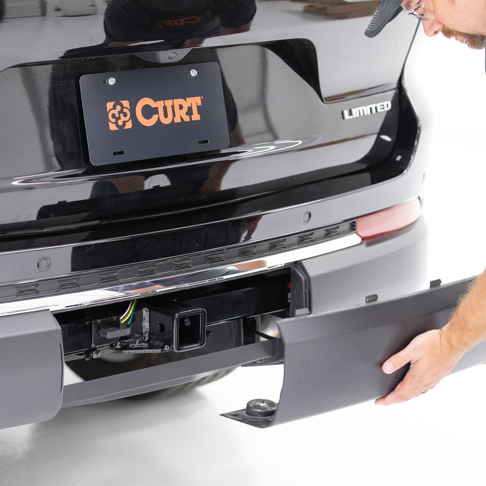 CURT Class 3 Receiver Hitch 13507 Hitch, Class-3, Black Powdercoated, for use on Jeep, Each thumbnail 3