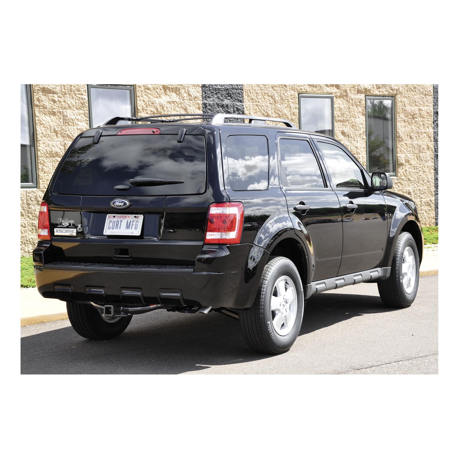 CURT Class 3 Receiver Hitch 13650 Trailer Hitch, III, 2 in. Receiver, Black, Round Tube, Ford/Mazda/Mercury, Each