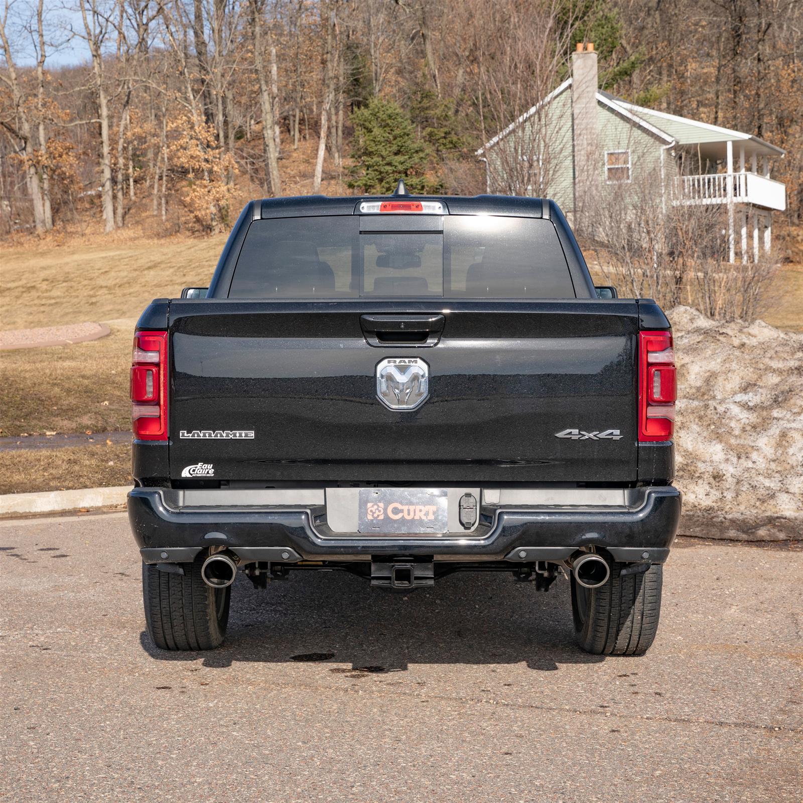CURT Class 5 Receiver Hitch 15005 Hitches, Rear, 5, 2 in. Square, Square Tube Welded, Black Powdercoated, Ram, Each
