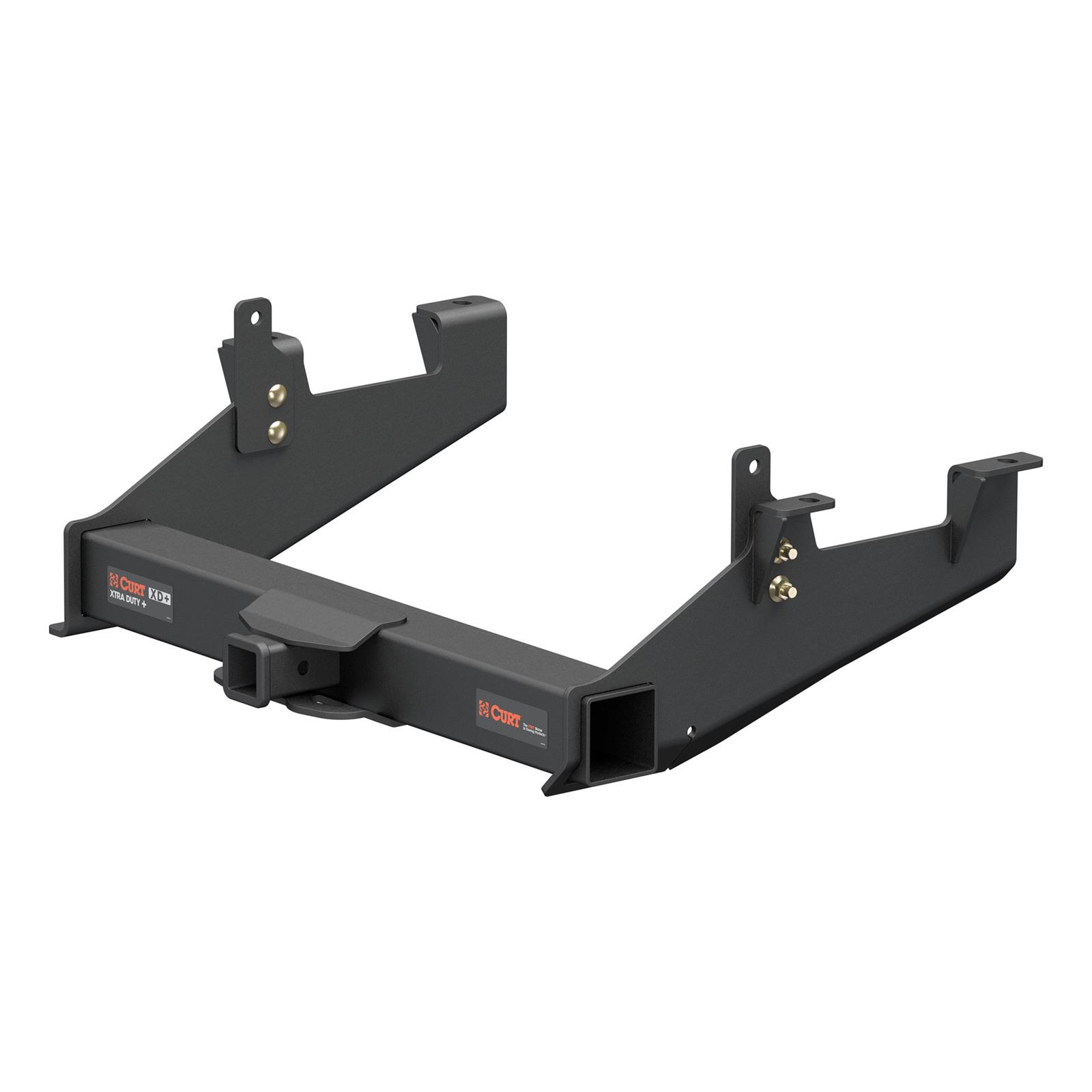 CURT Class 5 Receiver Hitch 15007 Hitches, V Trailer Hitch, 2 in. Receiver, Ball Mount not Included, Square Tube Welded, Powdercoated, Silverado/Sierra 2500/3500, Each thumbnail 8