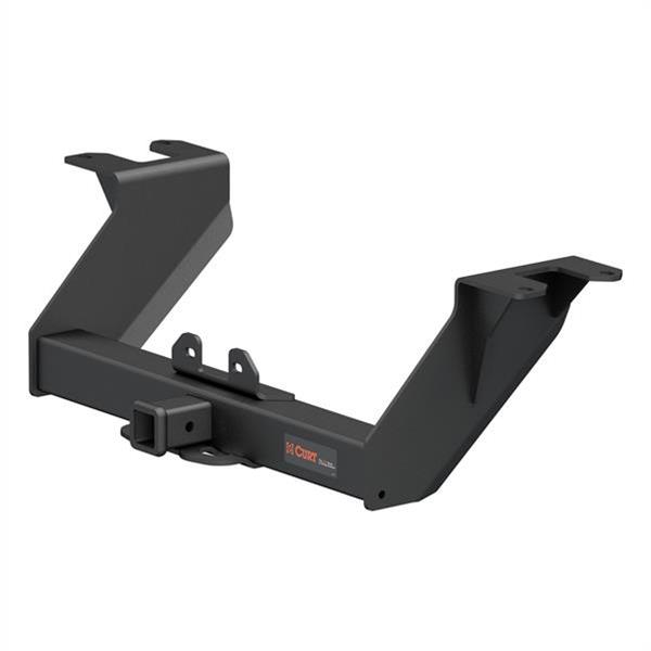 CURT Class 5 Receiver Hitch 15307 Hitch, Rear, 5, 2 in. Square, Square Tube Welded, Black Powdercoated, Chevy, GMC, Each