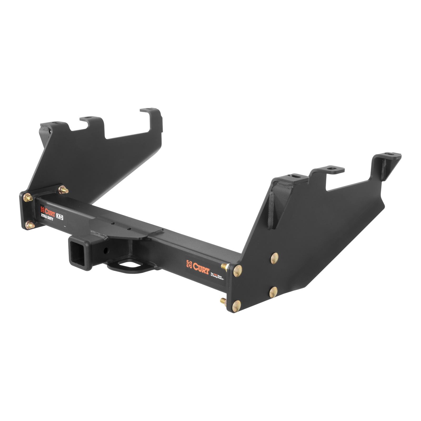 CURT Class 5 Receiver Hitch 15317 Trailer Hitch, V, 2 in. Receiver, Carbide Powdercoated, Square Tube, Chevy, GMC, Each thumbnail 2
