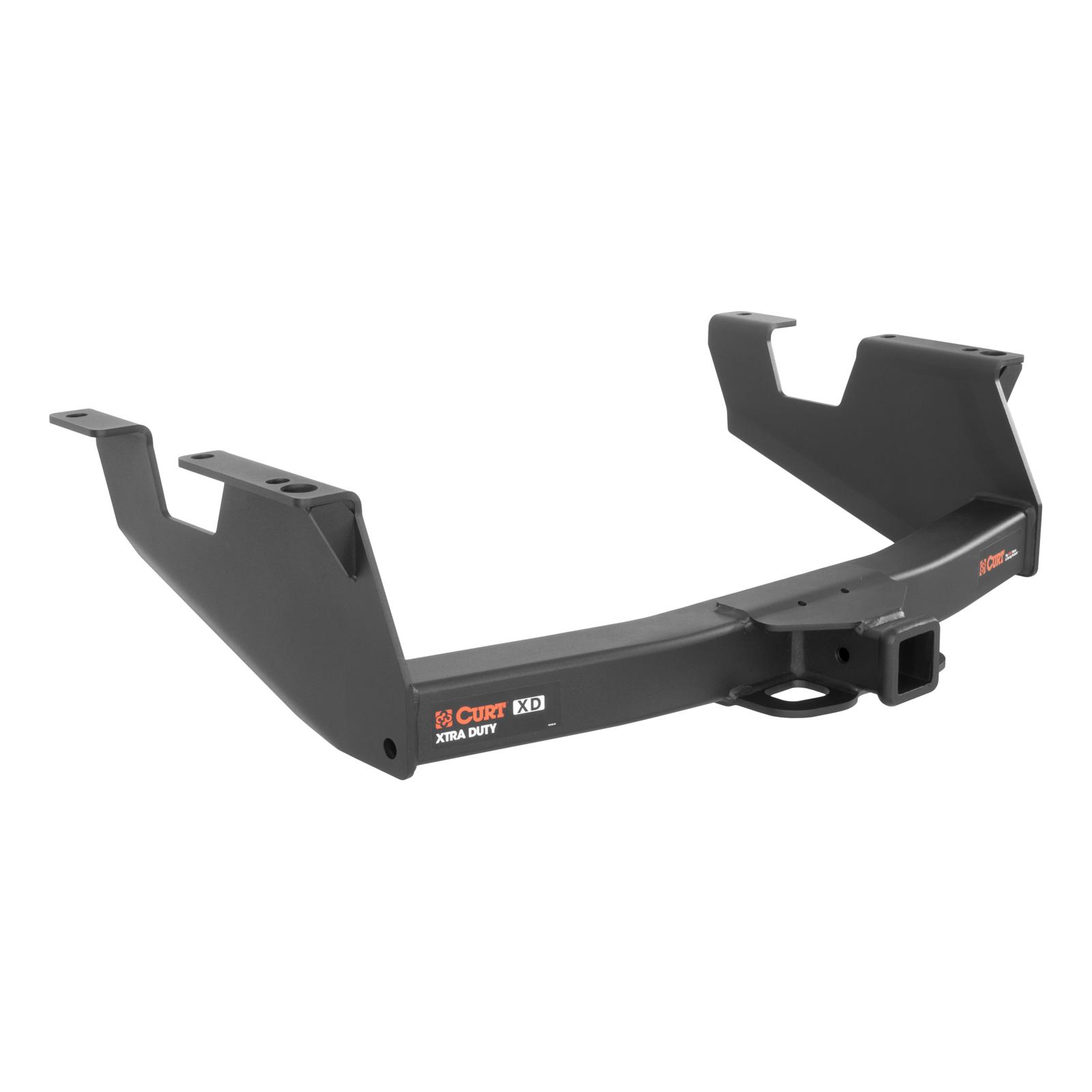 CURT Class 5 Receiver Hitch 15363 Trailer Hitch, V, 2 in. Receiver, Carbide Powdercoated, Chevy, GMC, Each