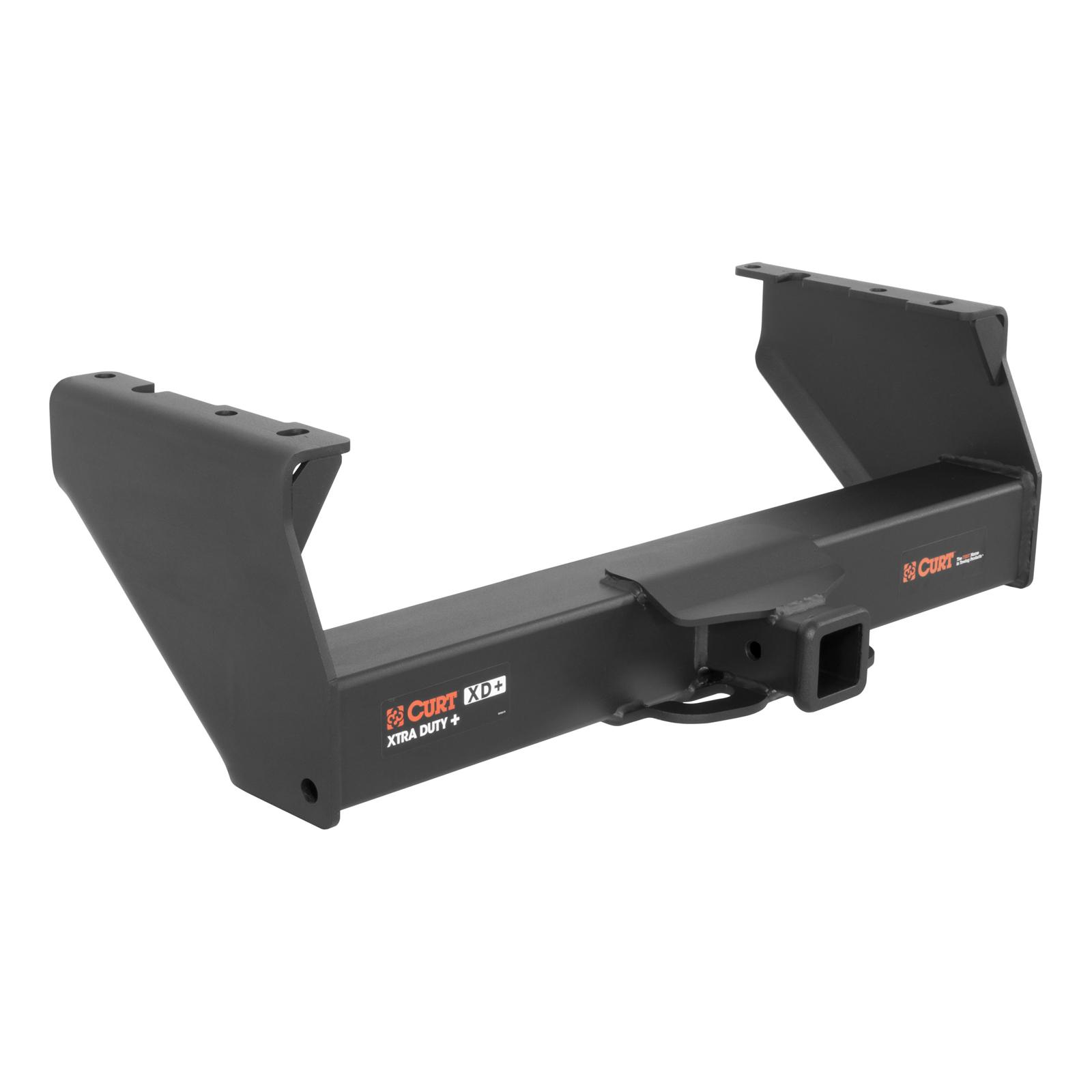 CURT Class 5 Receiver Hitch 15400 Hitch, V, Black Powdercoated, Chevy, Dodge, GMC, Ram, Each thumbnail 2