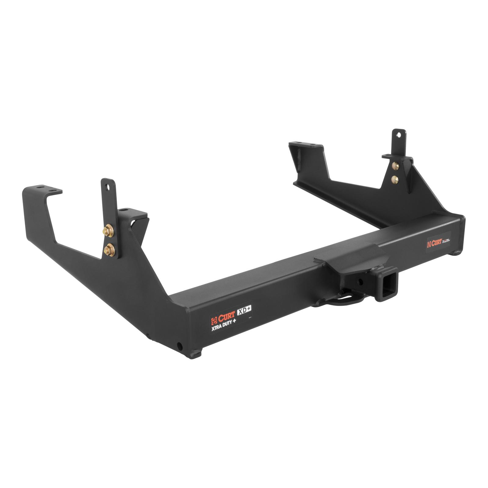 CURT Class 5 Receiver Hitch 15460 Hitch, V, Black Powdercoated, Chevy, GMC, Each thumbnail 2