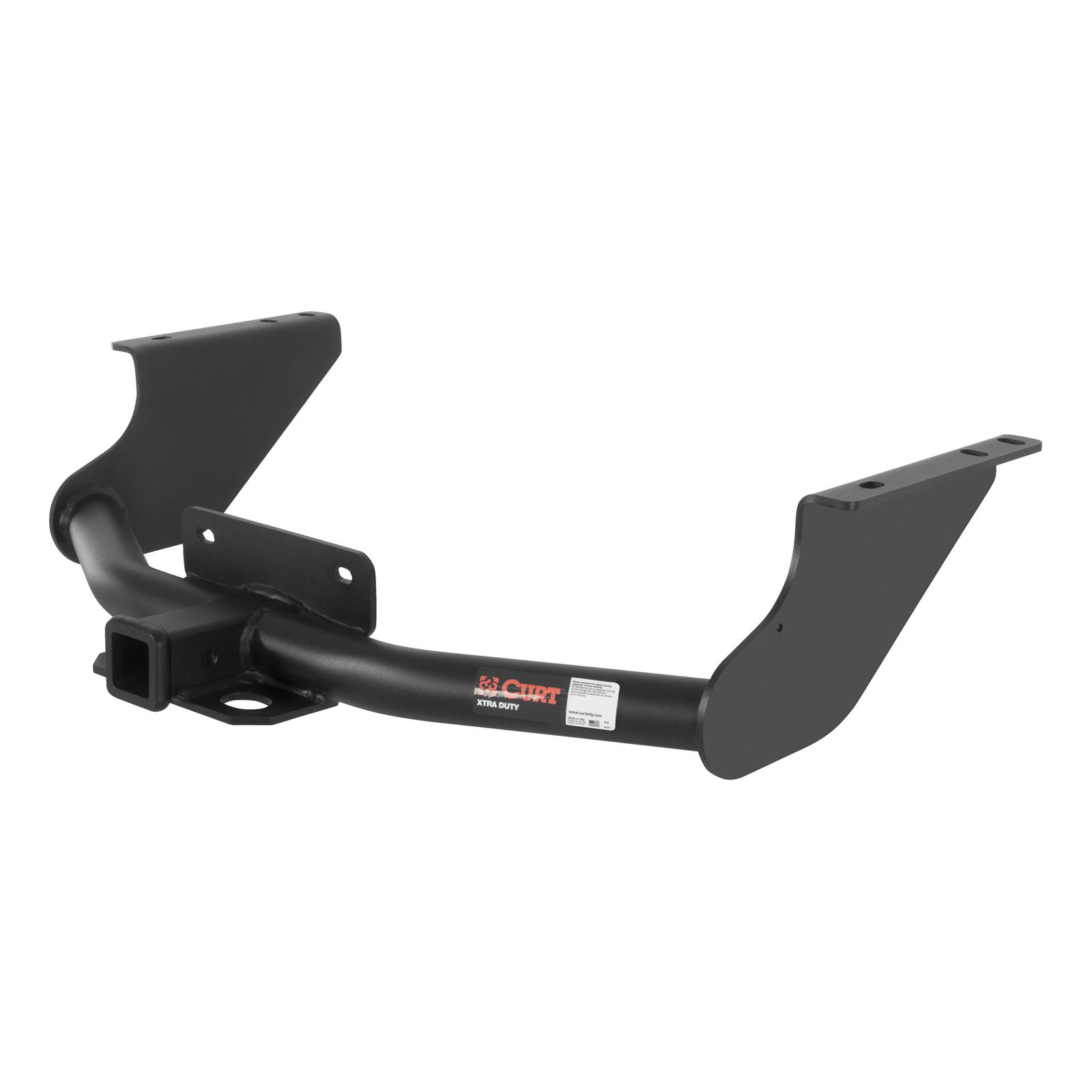 CURT Class 5 Receiver Hitch 15572 Trailer Hitch, V, Xtra Duty, 2 in. Receiver, Carbide Black, Square Tube, Dodge, Each thumbnail 2