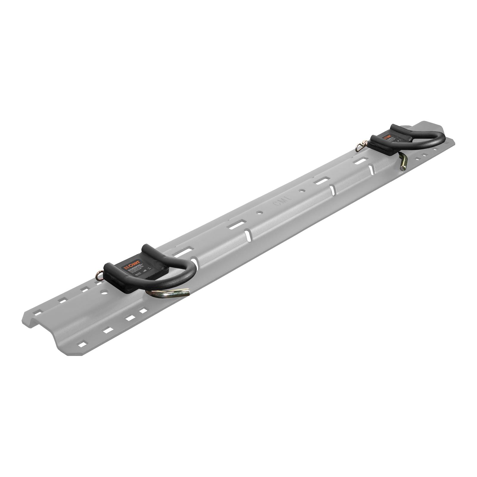CURT Safety Chain Anchors 16000 Bracket, Steel, Black Powdercoated, Clevis Pin, Pair thumbnail 6