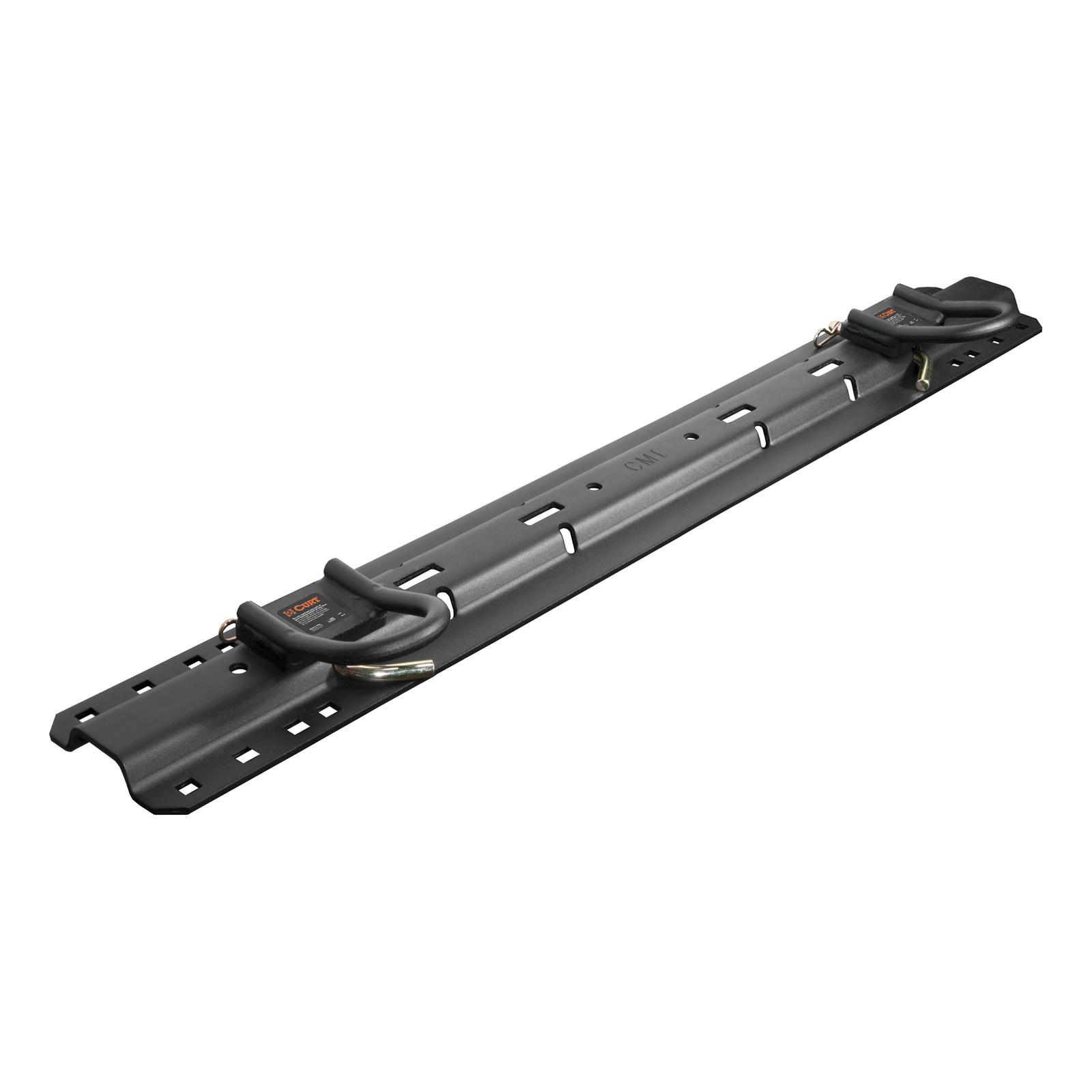 CURT Safety Chain Anchors 16000 Bracket, Steel, Black Powdercoated, Clevis Pin, Pair thumbnail 5