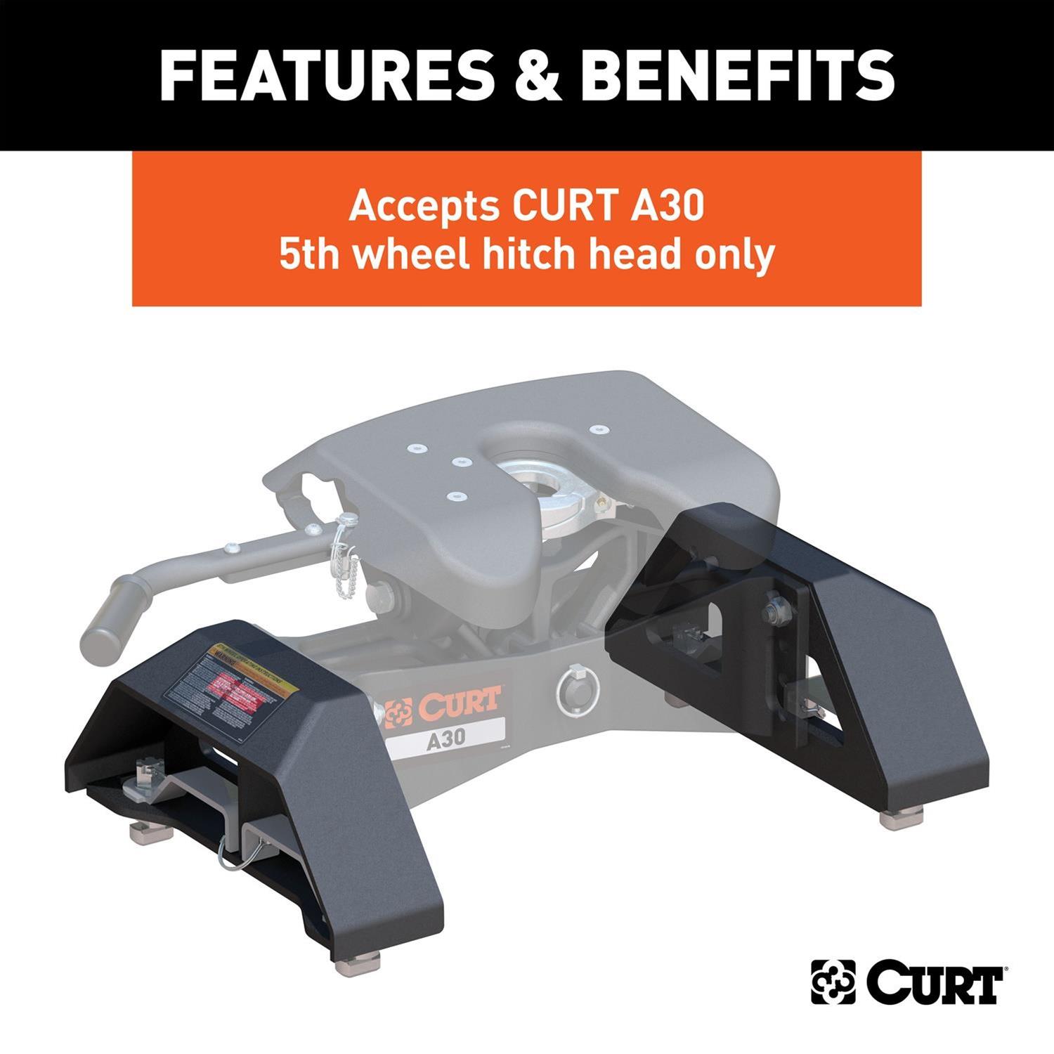 Curt Manufacturing 16070 CURT A30 Fifth Wheel Trailer Hitches Summit