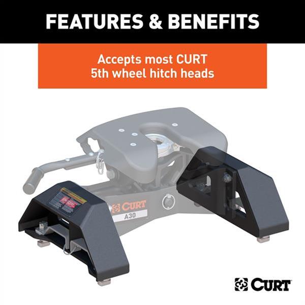 CURT Fifth Wheel Hitch Leg Kits 16024 Fith Legs, Puck System Legs thumbnail 5