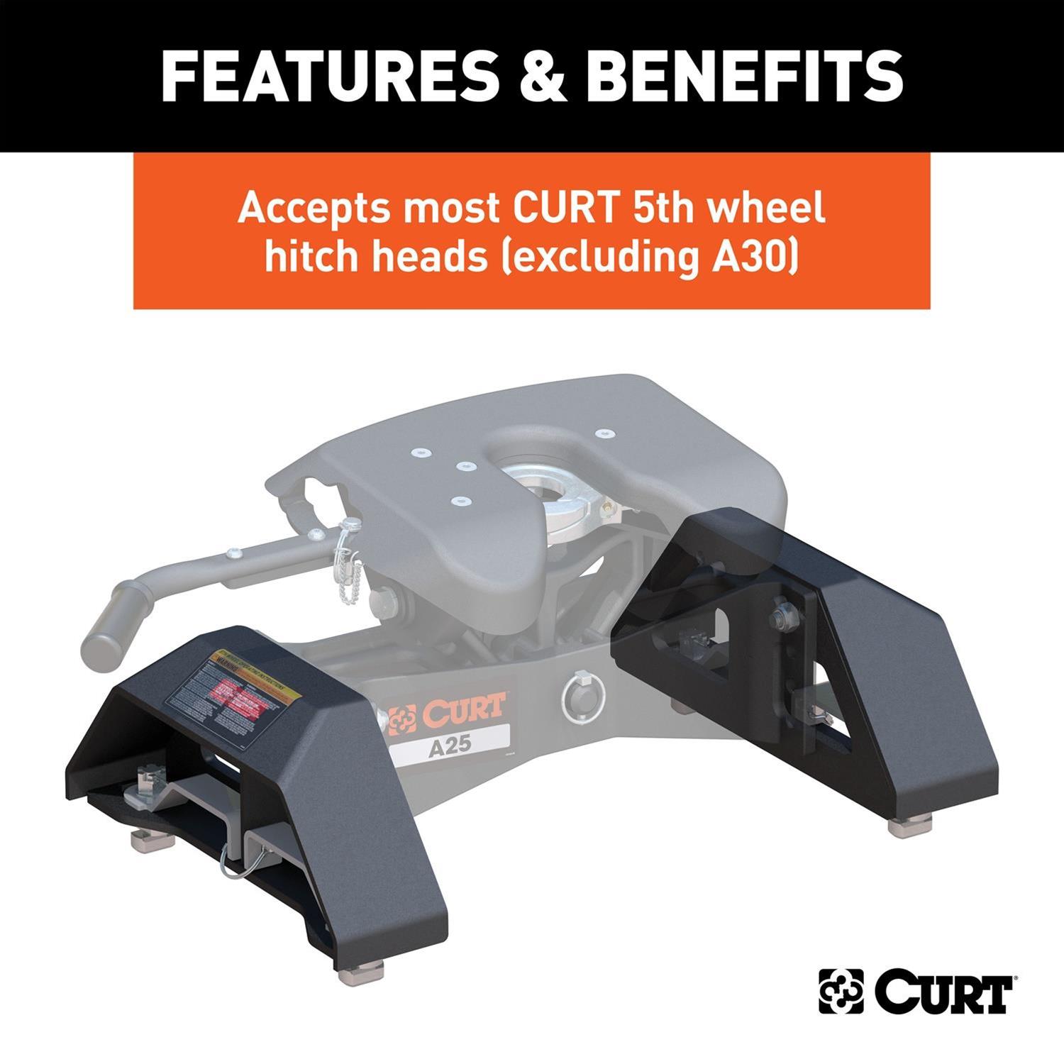 Curt Manufacturing 16092 CURT A20 Fifth Wheel Trailer Hitches Summit