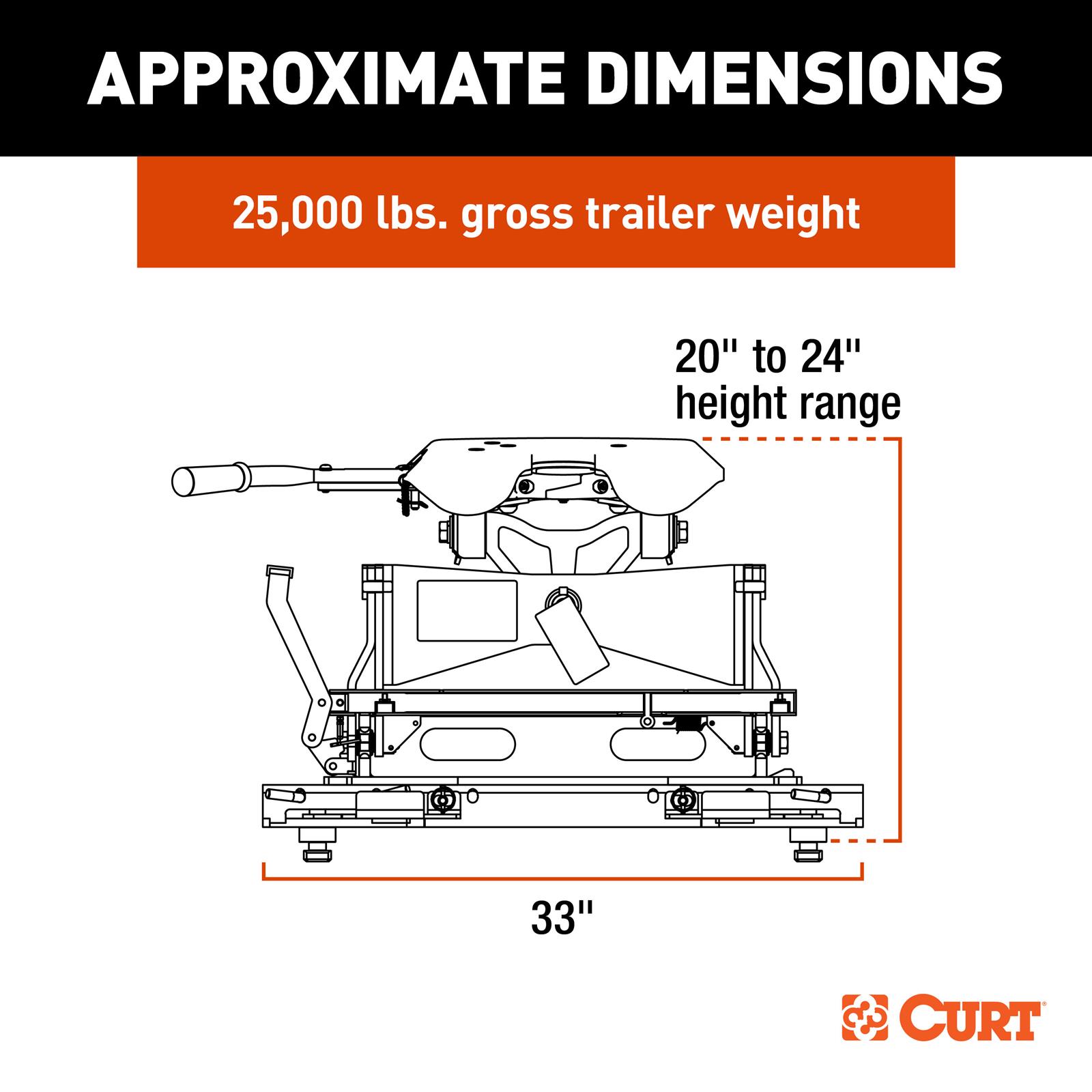Curt Manufacturing Fifth Wheel Hitches 16059 A25 5th Hitch thumbnail 9