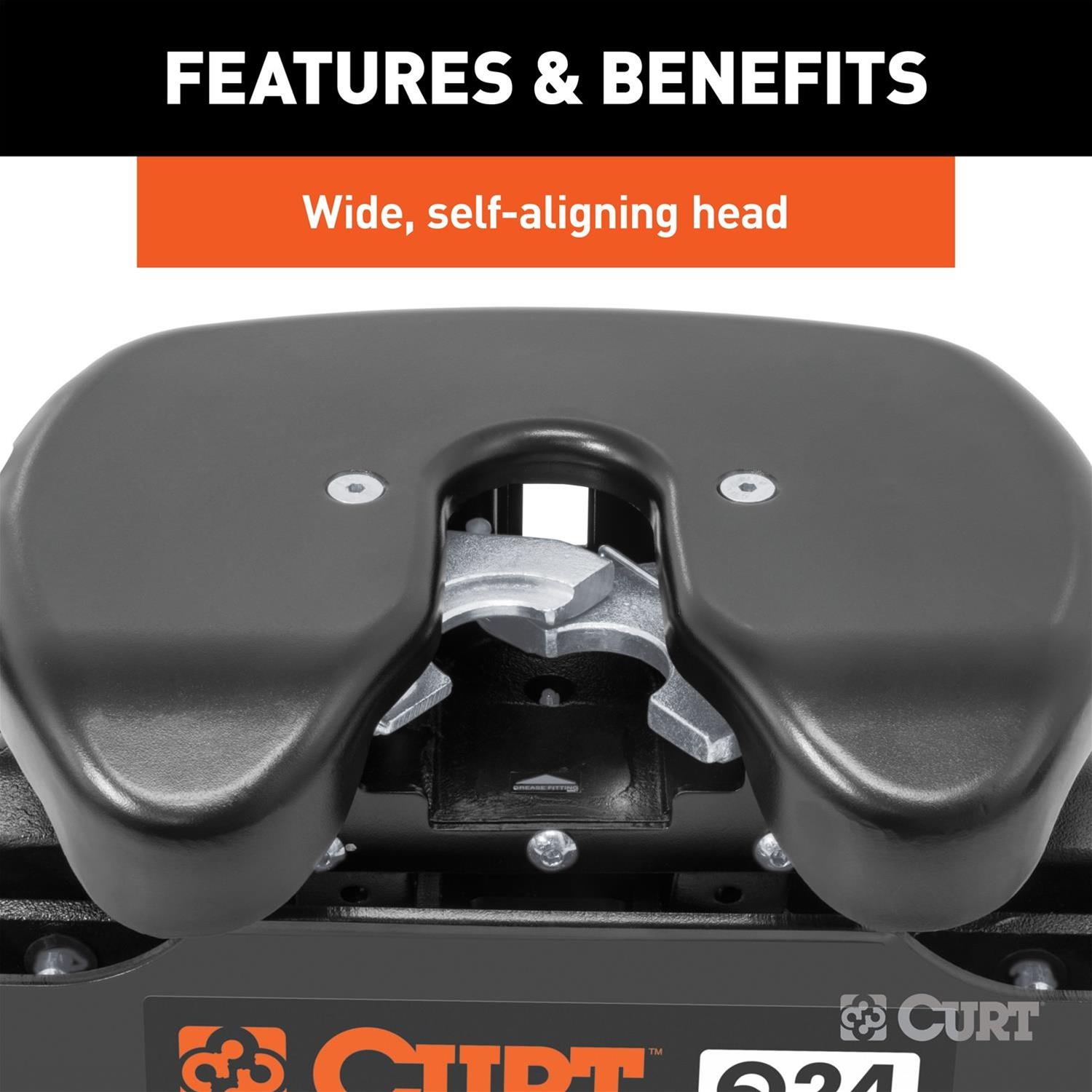 CURT Q24 Fifth Wheel Trailer Hitches 16095 Hitch 2020-2020 Silverado 2500 HD 8' Bed with 5th Prep 3500 HD 8' Bed Sierra 2500 HD 8' Bed Sierra 3500 HD 8' Bed Whith Package thumbnail 8
