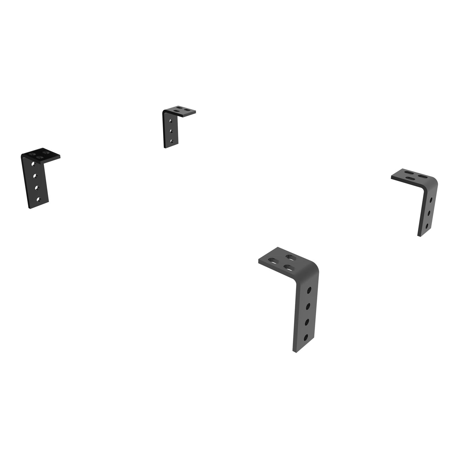 CURT Universal Fifth Wheel Rail Mounting Kits 16101 Trailer Hitch Mount Kit; Hardware Kit; Universal; Incl. Brackets/Hardware; Drilli thumbnail 4