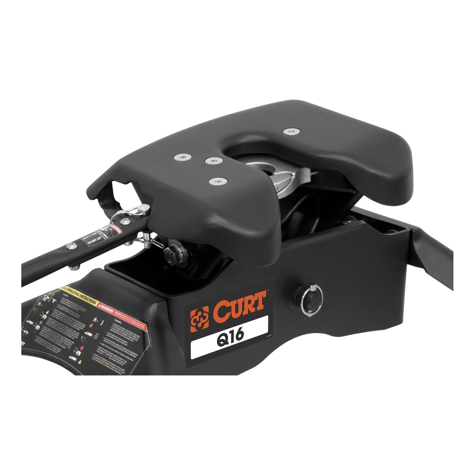 CURT A16 Fifth Wheel Trailer Hitches 16121 Hitch, Wheel, A16, Carbide Powdercoated, Kit thumbnail 4