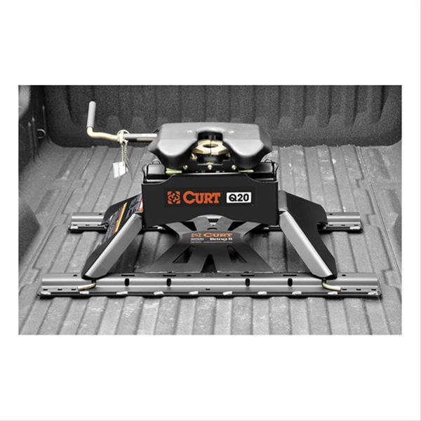 CURT Q20 Fifth Wheel Trailer Hitches 16130 Hitch, Wheel, Q20, Carbide Powdercoated, Kit thumbnail 2
