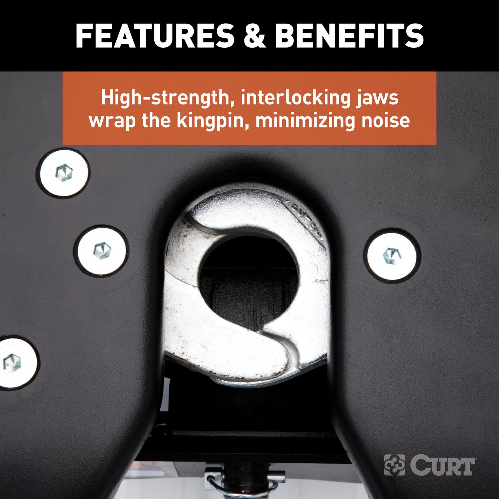 CURT A30 Fifth Wheel Trailer Hitches 16190 Hitch, Hitch, Gross Weight 30,000 lbs., Kit thumbnail 3