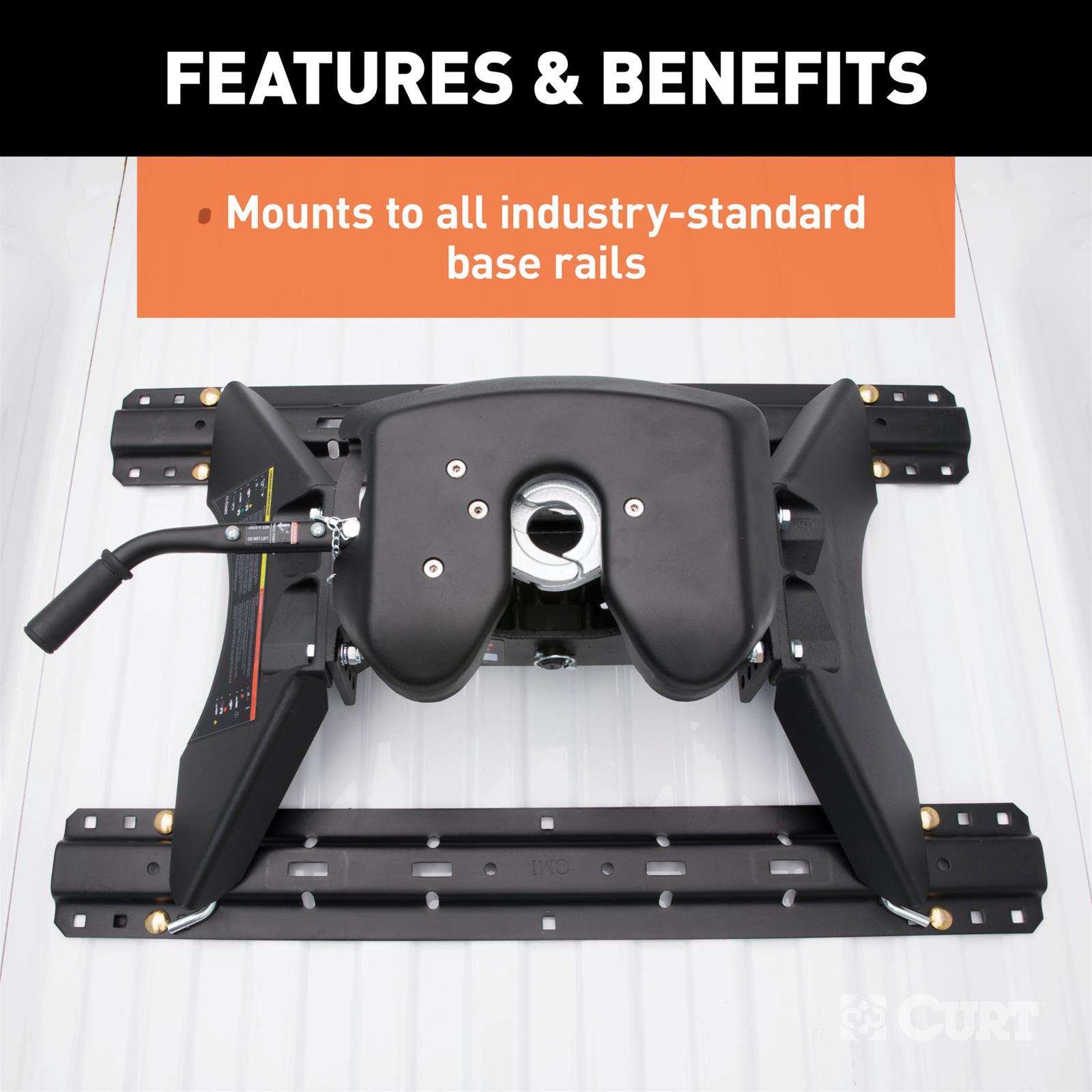 CURT A30 Fifth Wheel Trailer Hitches 16190 Hitch, Hitch, Gross Weight 30,000 lbs., Kit thumbnail 9