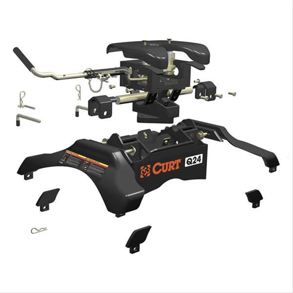 CURT Q24 Fifth Wheel Trailer Hitches 16245 Hitch, Bed Location, 24,000 lbs. Maximum Gross Weight, Black Powdercoated, Each thumbnail 2