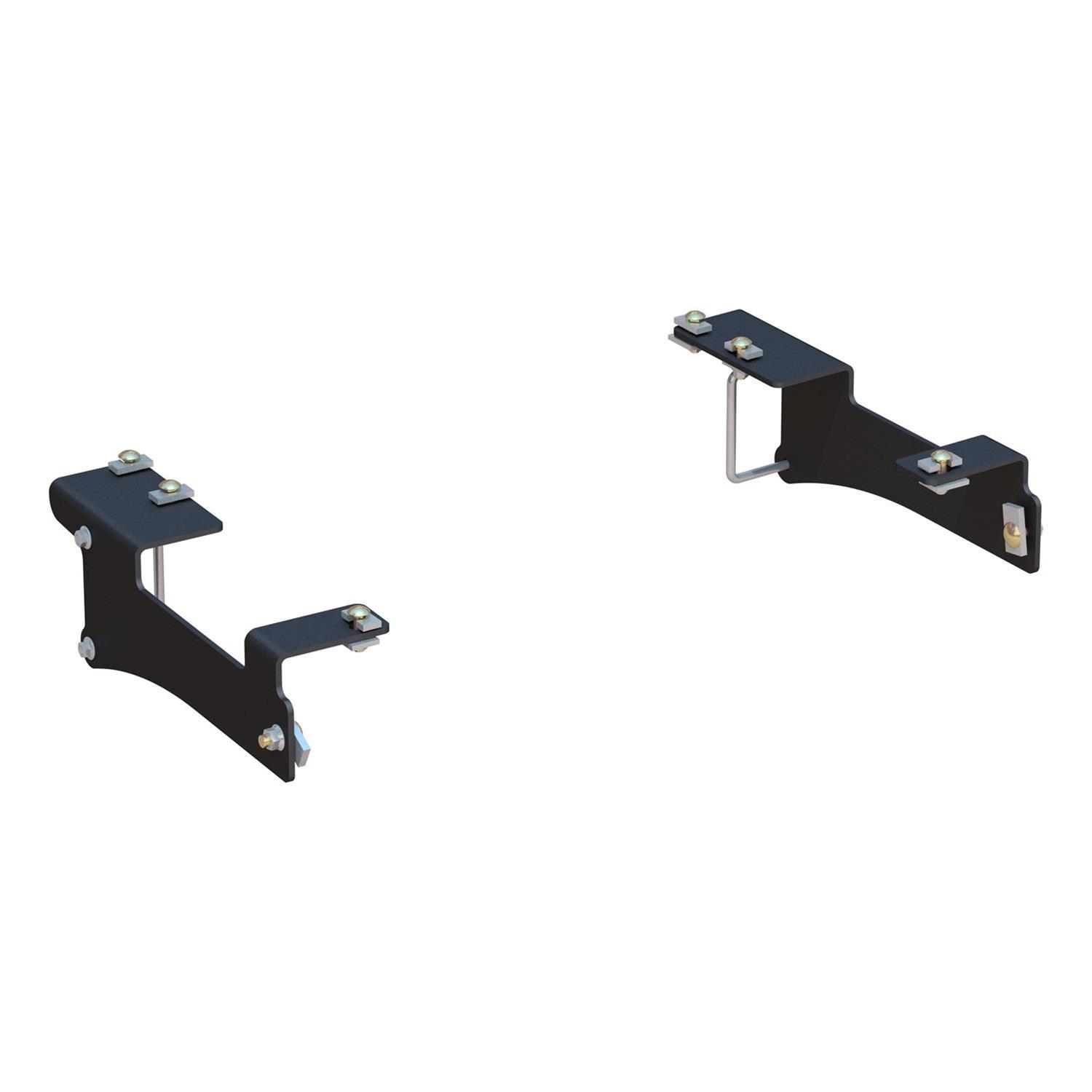 CURT Custom Fifth Wheel Bracket Kits 16429 Legs, Custom, Carbide Finish, Chevrolet, GMC, Each