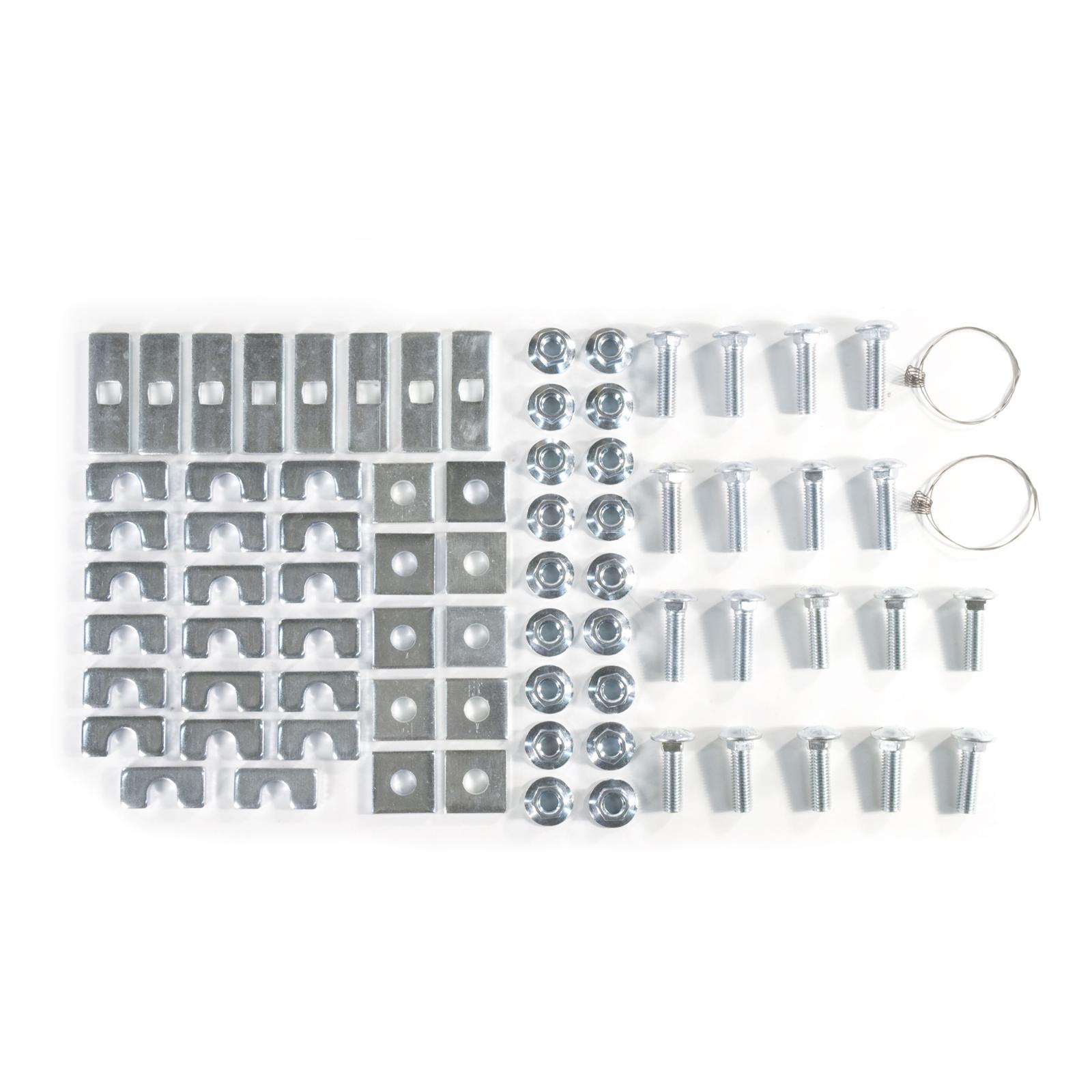 CURT Custom Fifth Wheel Bracket Kits for 2004-2024 TITAN - 16470 Brackets, Steel, Gloss Black, Nissan, Set