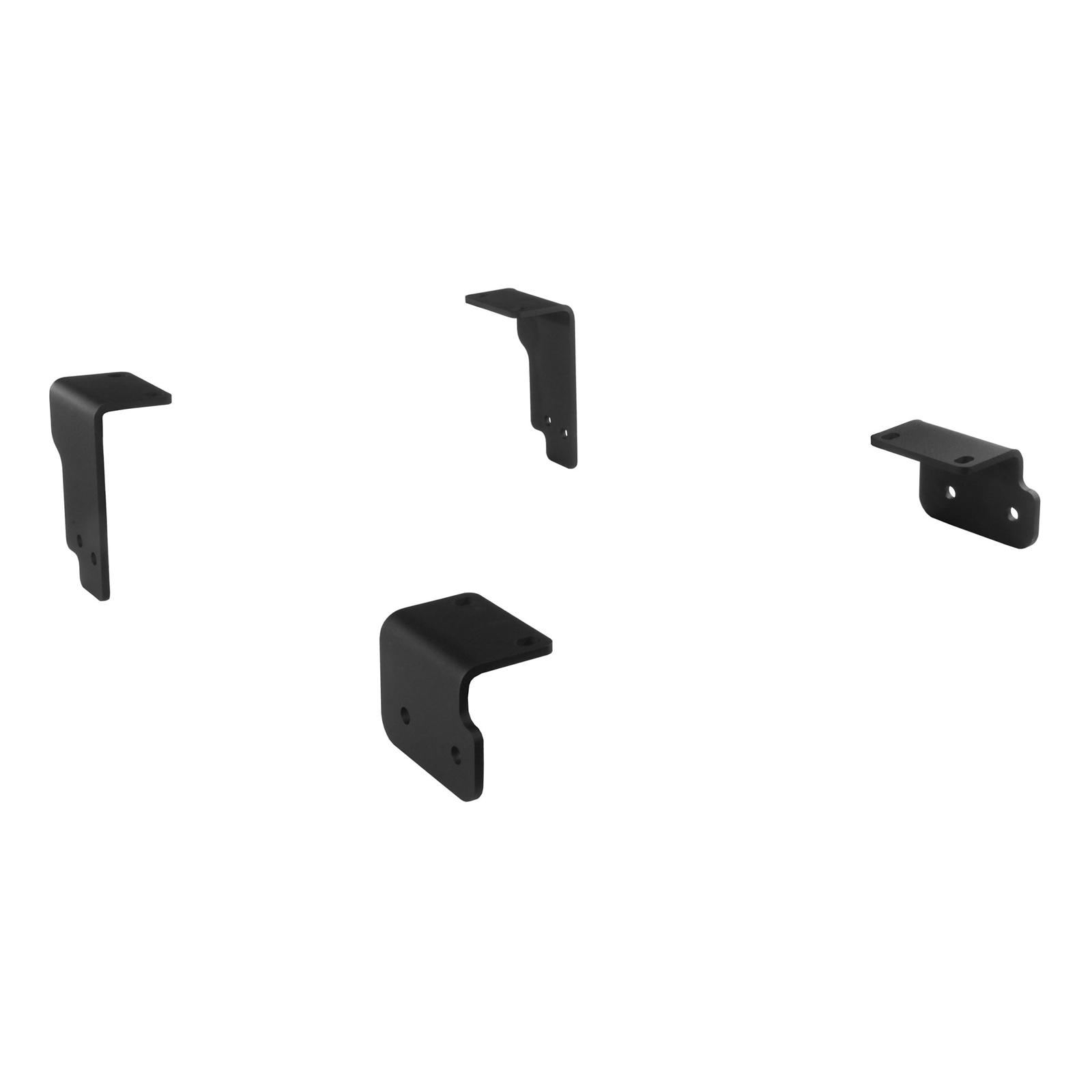 CURT Custom Fifth Wheel Bracket Kits for 2004-2024 TITAN - 16470 Brackets, Steel, Gloss Black, Nissan, Set thumbnail 3