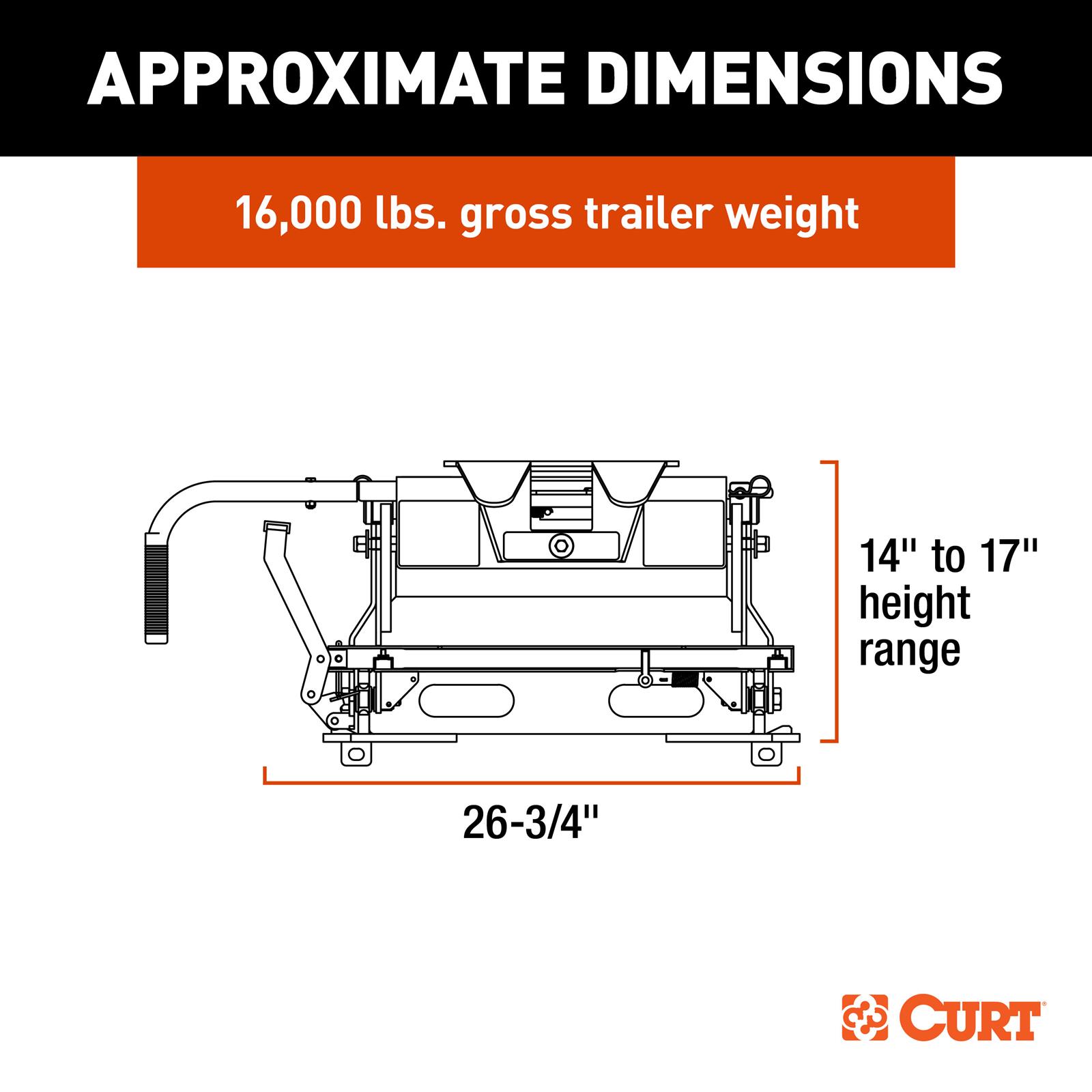 Curt Manufacturing Fifth Wheel Hitches 16511 5th Hitch thumbnail 7